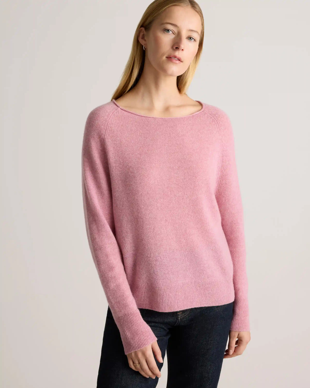 Mongolian Cashmere Boatneck Sweater