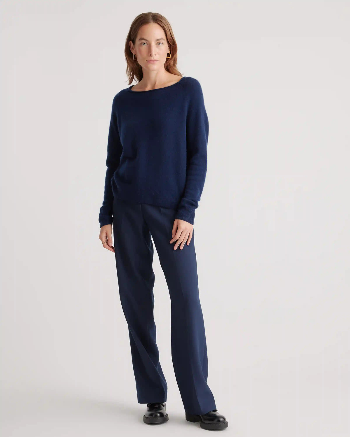 Mongolian Cashmere Boatneck Sweater