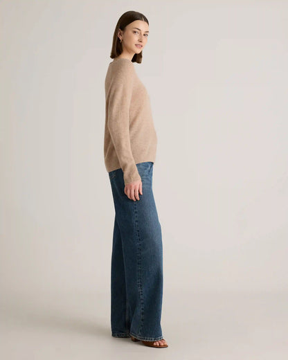 Mongolian Cashmere Boatneck Sweater