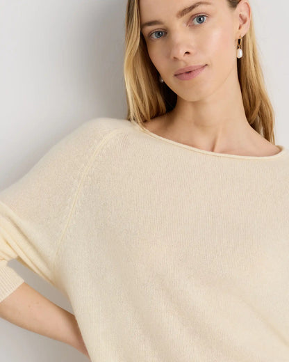 Mongolian Cashmere Boatneck Sweater