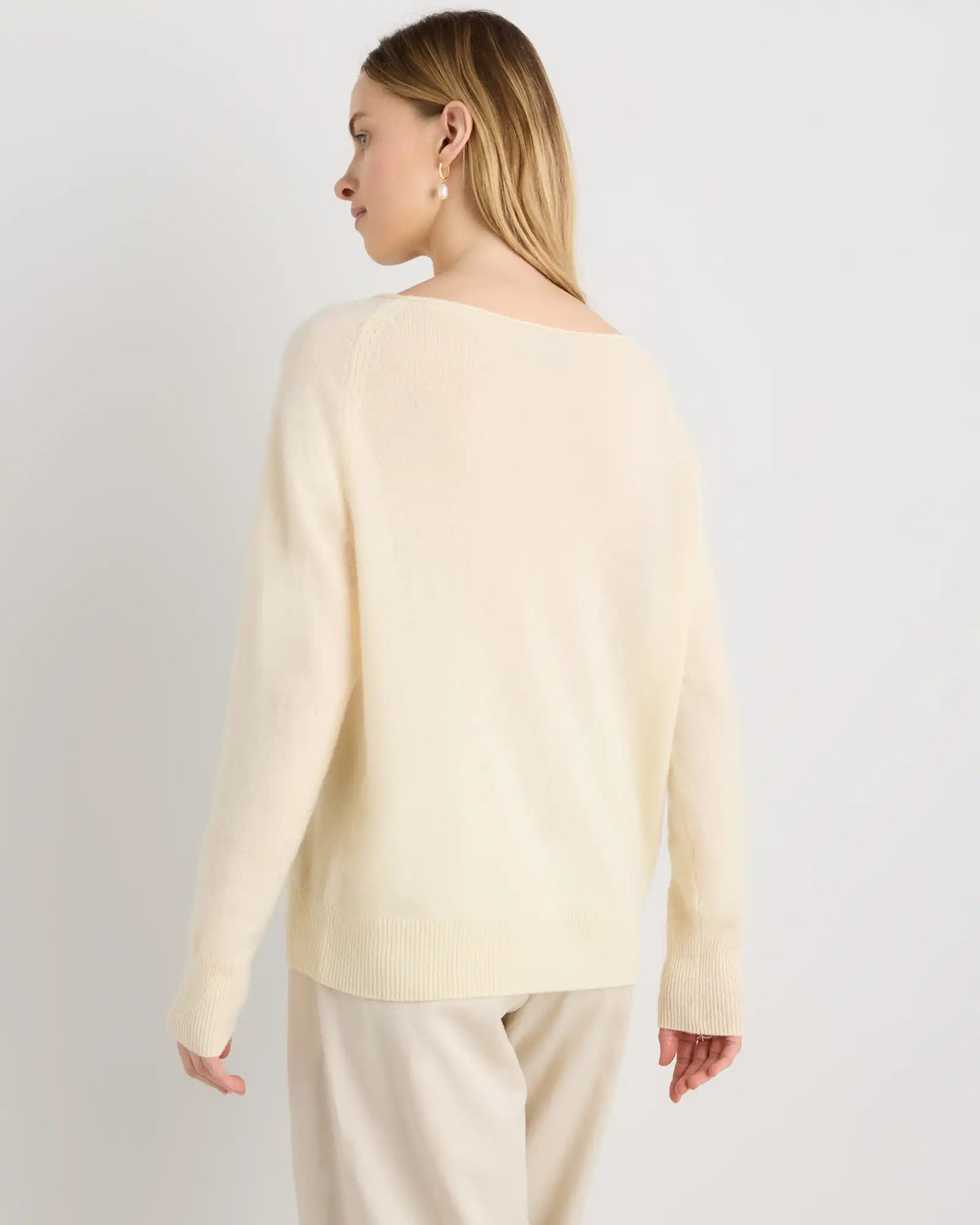 Mongolian Cashmere Boatneck Sweater