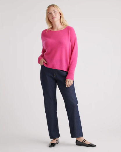 Mongolian Cashmere Boatneck Sweater