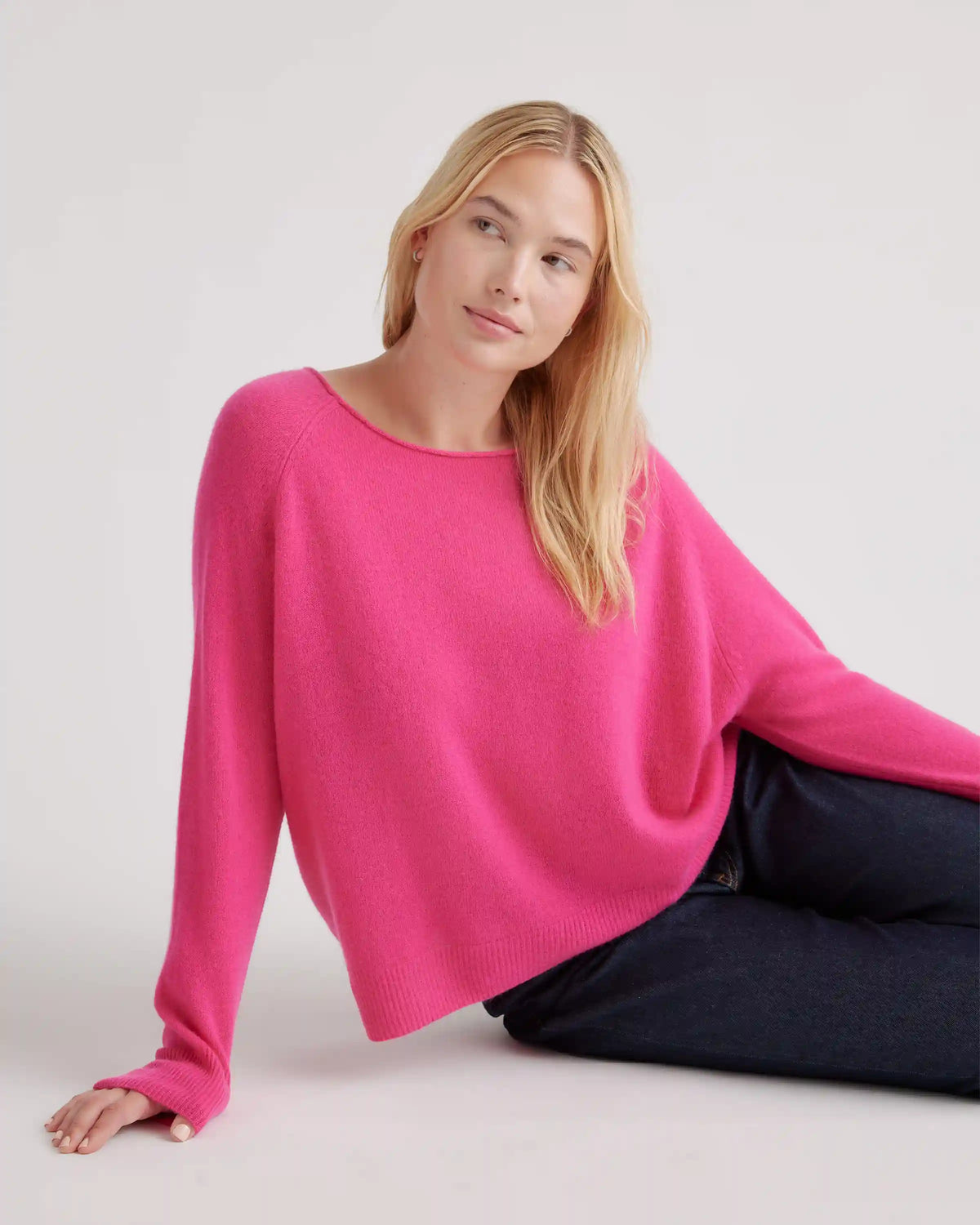 Mongolian Spring Cashmere Boatneck Sweater