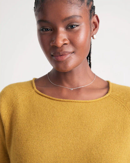 Mongolian Cashmere Boatneck Sweater