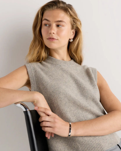 100% Yak Crewneck Sweater Vest