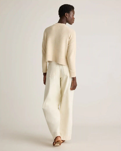 100% Organic Cotton Cropped Cardigan