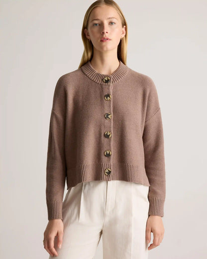 100% Organic Cotton Cropped Cardigan