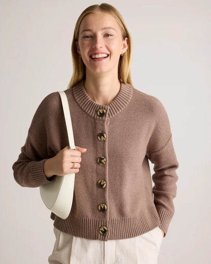 100% Organic Cotton Cropped Cardigan