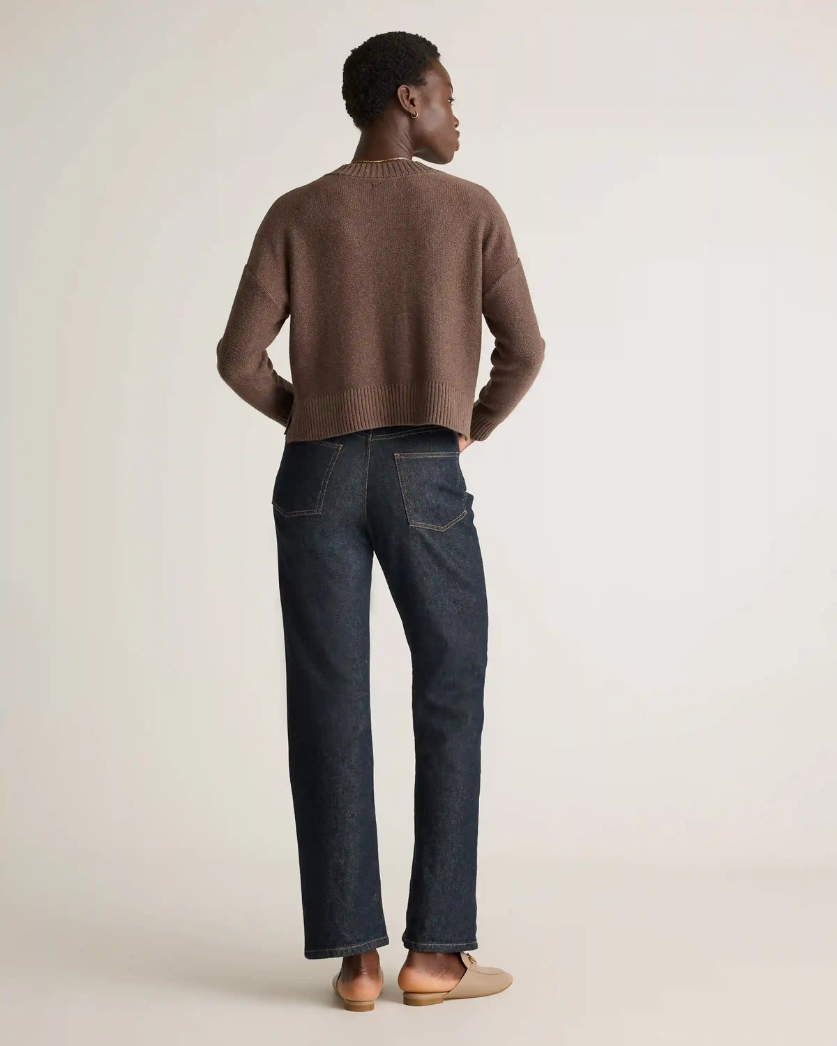 100% Organic Cotton Cropped Cardigan