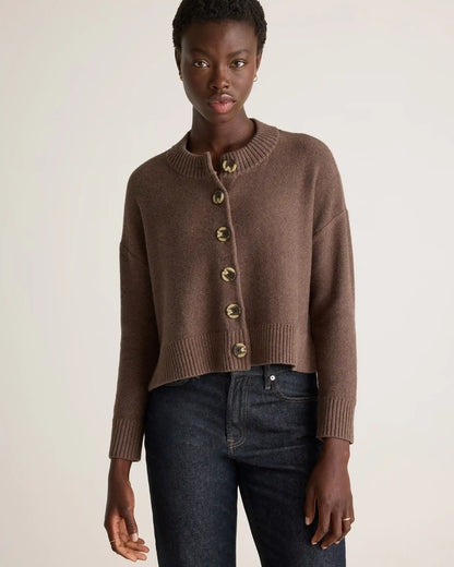 100% Organic Cotton Cropped Cardigan
