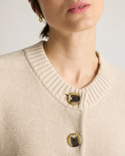 100% Organic Cotton Cropped Cardigan