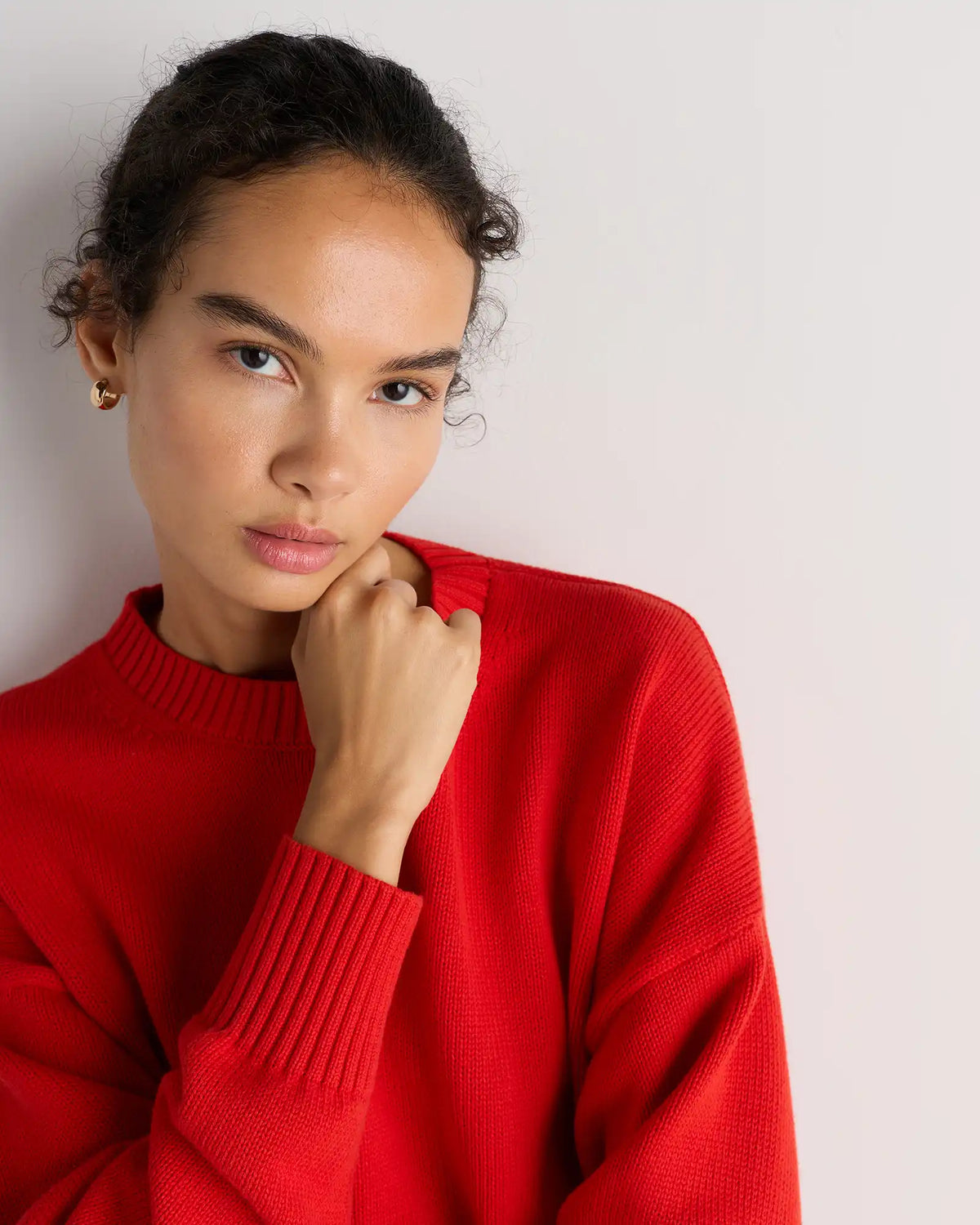 100% Organic Cotton Boyfriend Crew Sweater