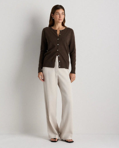Mongolian Cashmere Cardigan Sweater