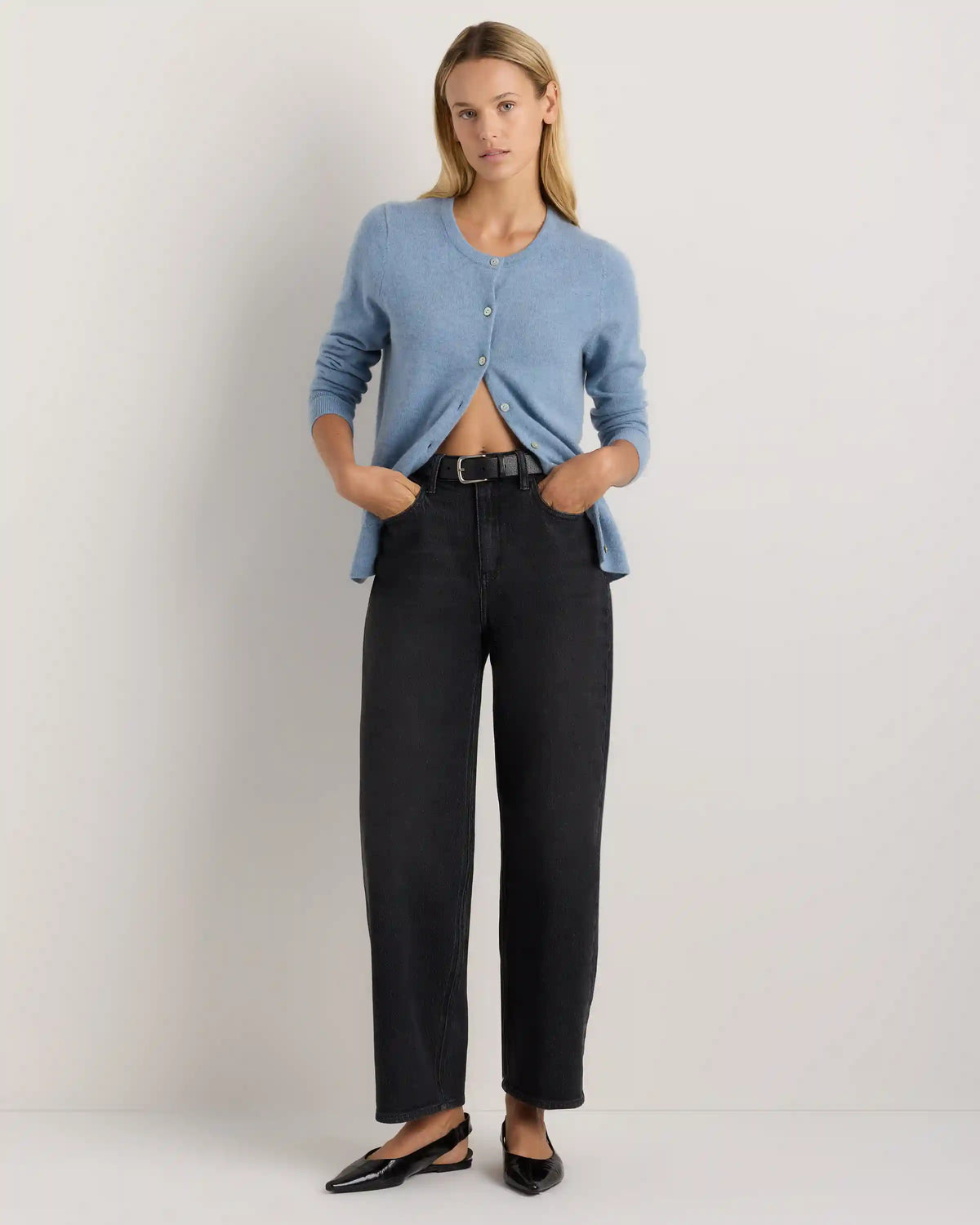 Mongolian Cashmere Cardigan Sweater