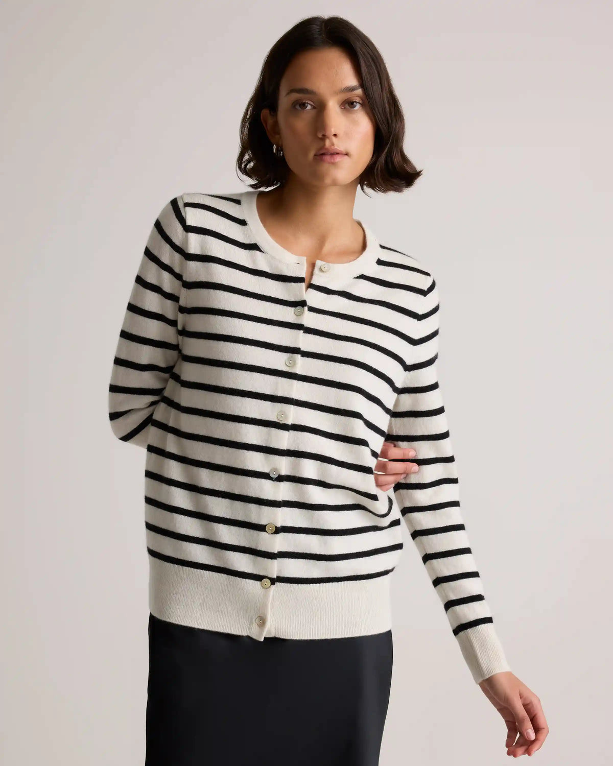 Mongolian Cashmere Cardigan Sweater