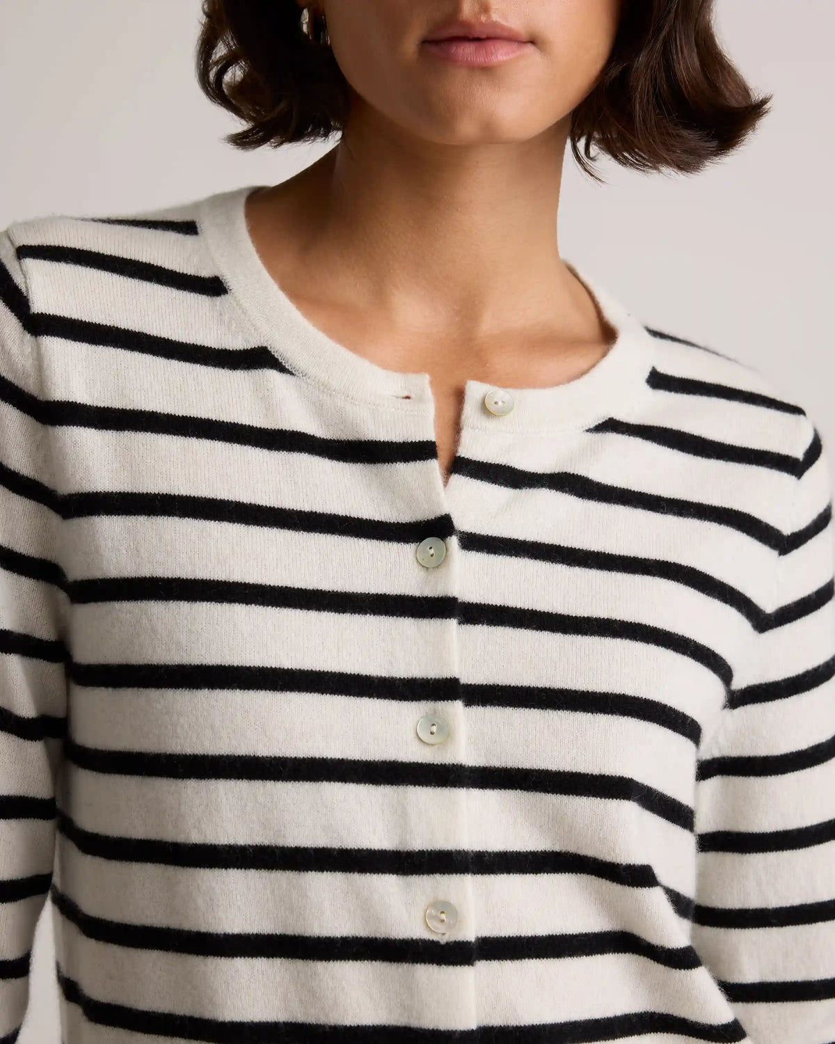 Mongolian Cashmere Cardigan Sweater