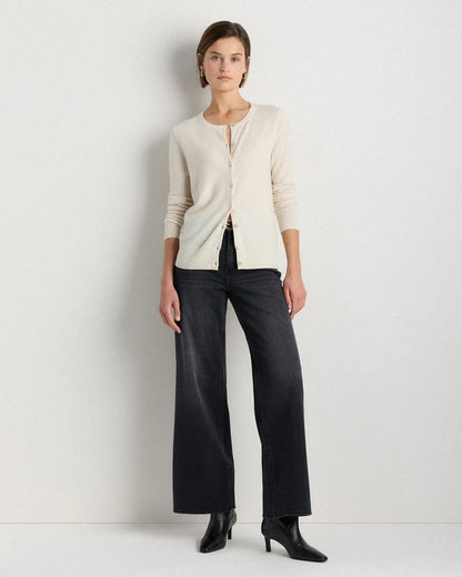 Mongolian Cashmere Cardigan Sweater
