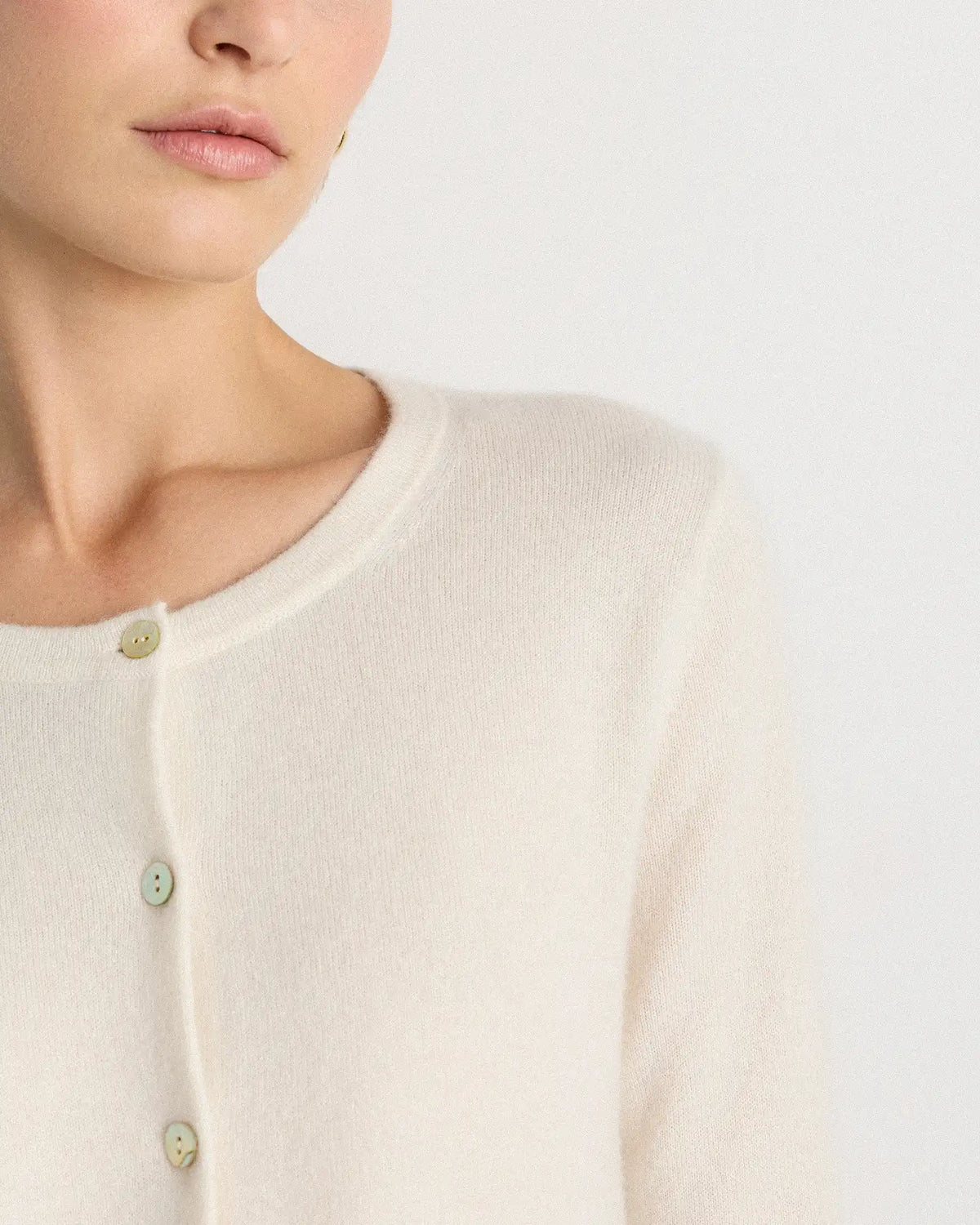 Mongolian Cashmere Cardigan Sweater