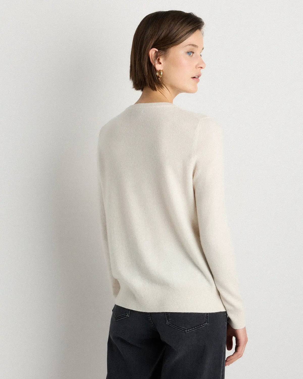 Mongolian Cashmere Cardigan Sweater