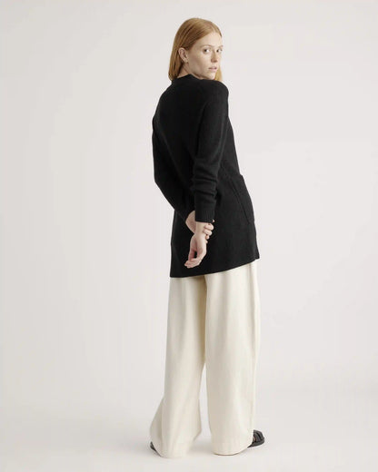 Baby Alpaca-Wool Oversized Cardigan