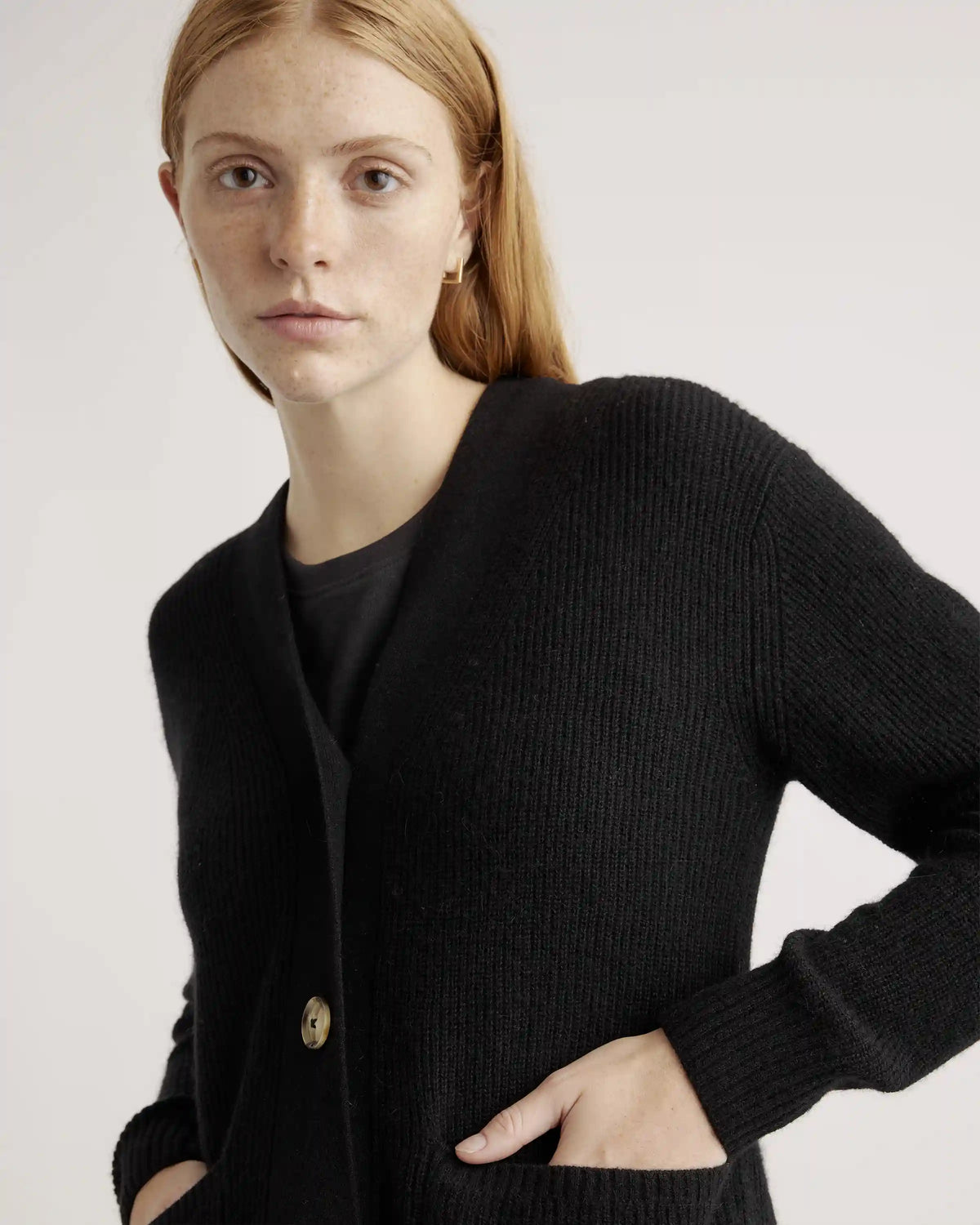 Baby Alpaca-Wool Oversized Cardigan