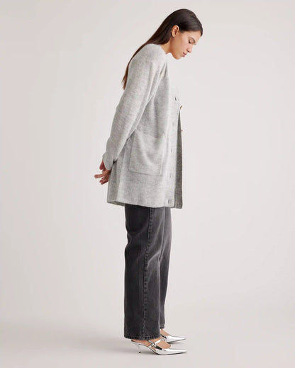Baby Alpaca-Wool Oversized Cardigan