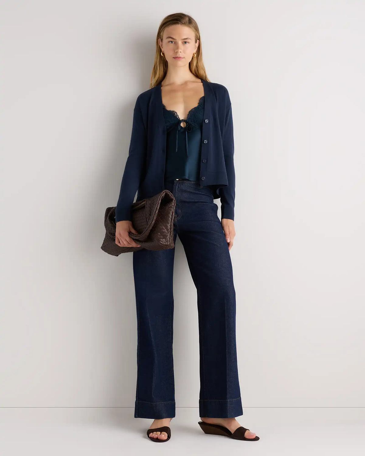 Lightweight Cotton Cashmere Cardigan