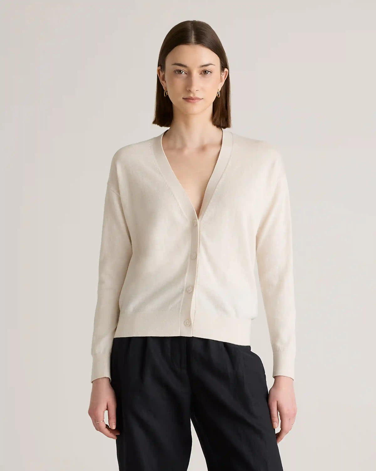 Lightweight Cotton Cashmere Cardigan