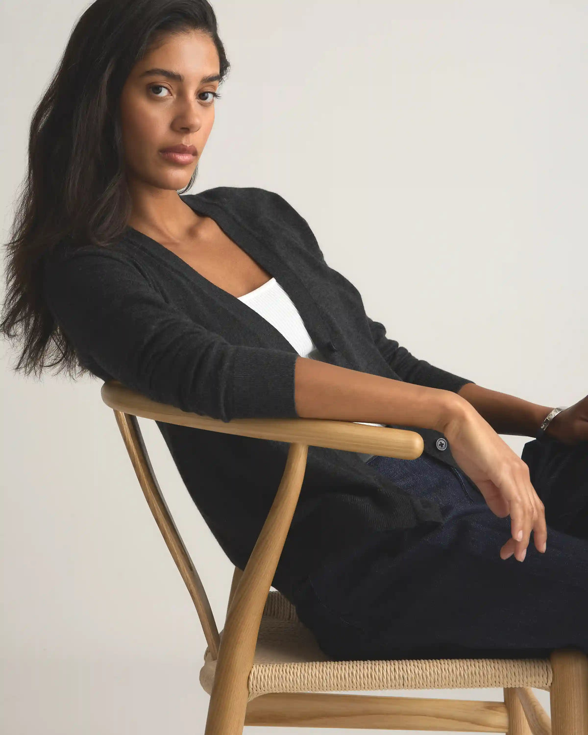 Lightweight Cotton Cashmere Cardigan
