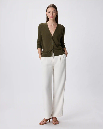 Lightweight Cotton Cashmere Cardigan