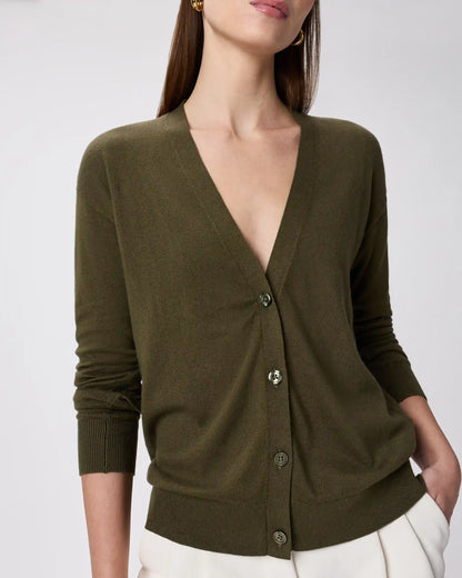Lightweight Cotton Cashmere Cardigan