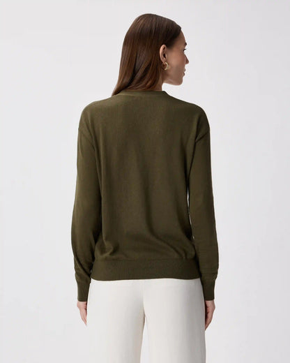 Lightweight Cotton Cashmere Cardigan