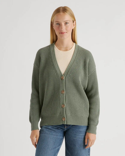 100% Organic Cotton Oversized Boyfriend Cardigan
