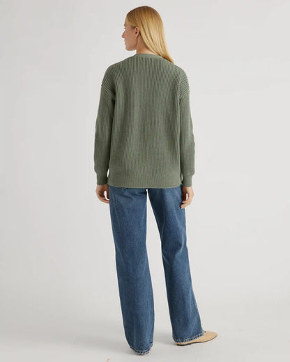 100% Organic Cotton Oversized Boyfriend Cardigan