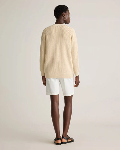 100% Organic Cotton Oversized Boyfriend Cardigan