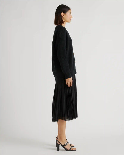 100% Organic Cotton Oversized Boyfriend Cardigan