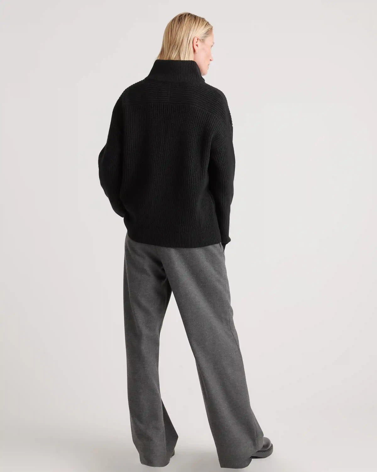 Australian Merino Wool Half Zip Sweater