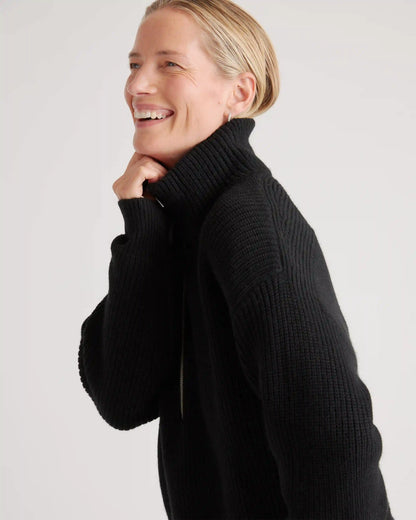 Australian Merino Wool Half Zip Sweater