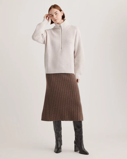 Australian Merino Wool Half Zip Sweater