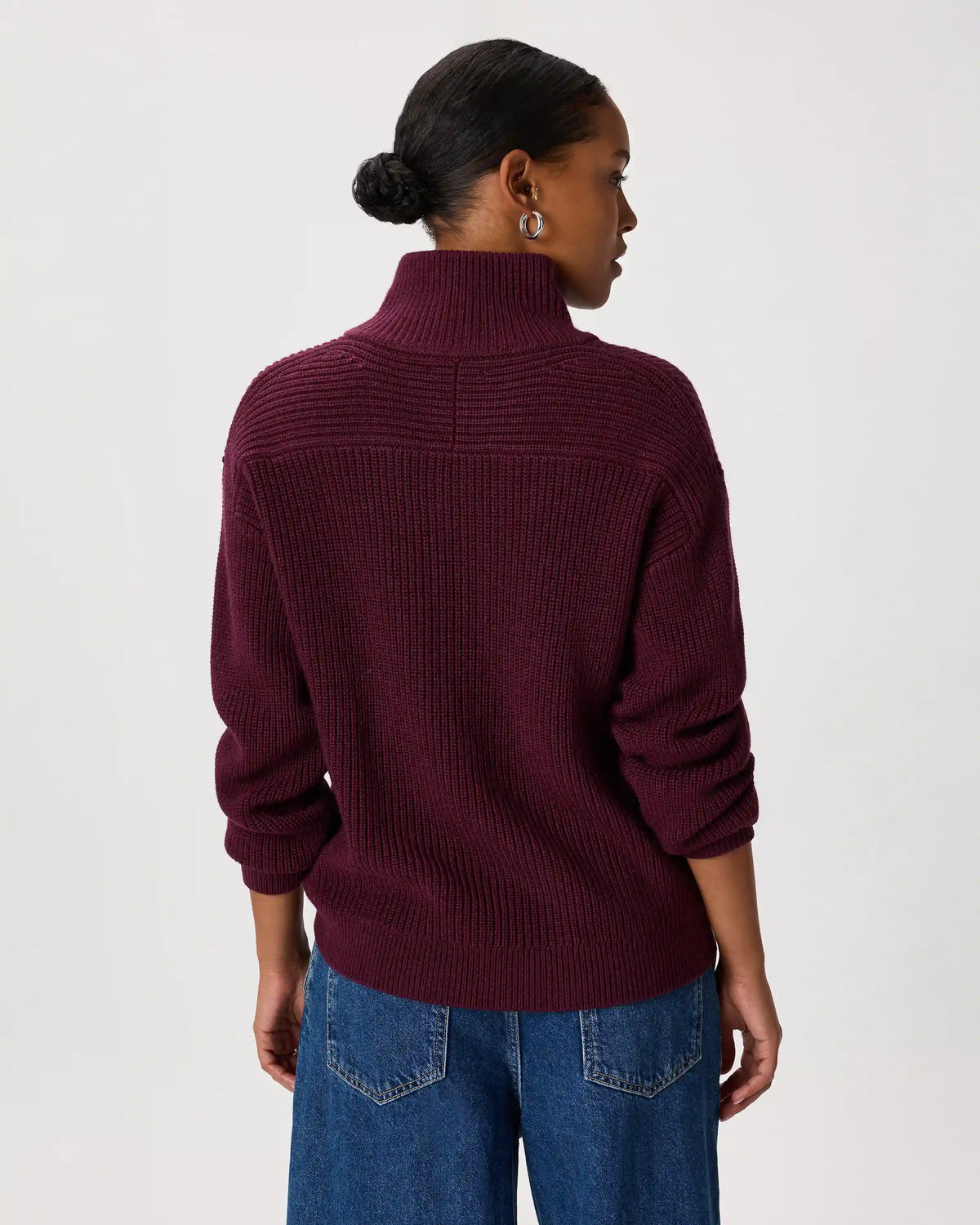 Australian Merino Wool Half Zip Sweater