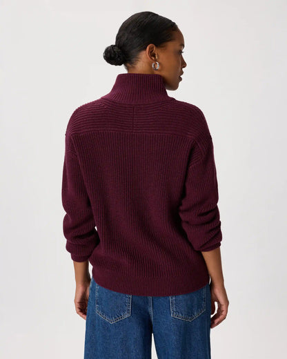 Australian Merino Wool Half Zip Sweater