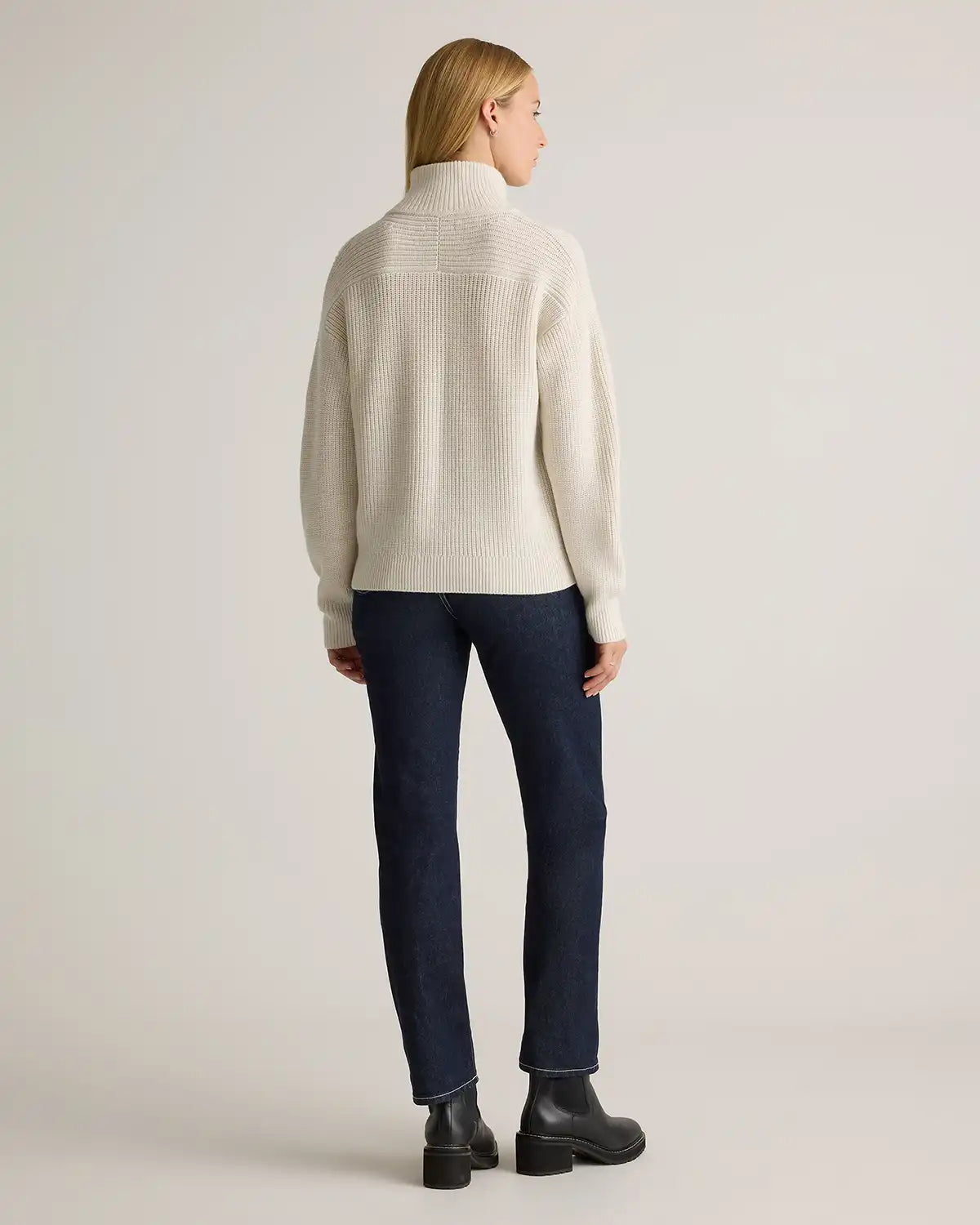 Australian Merino Wool Half Zip Sweater