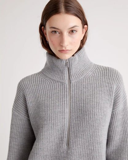 Australian Merino Wool Half Zip Sweater