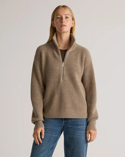 Australian Merino Wool Half Zip Sweater