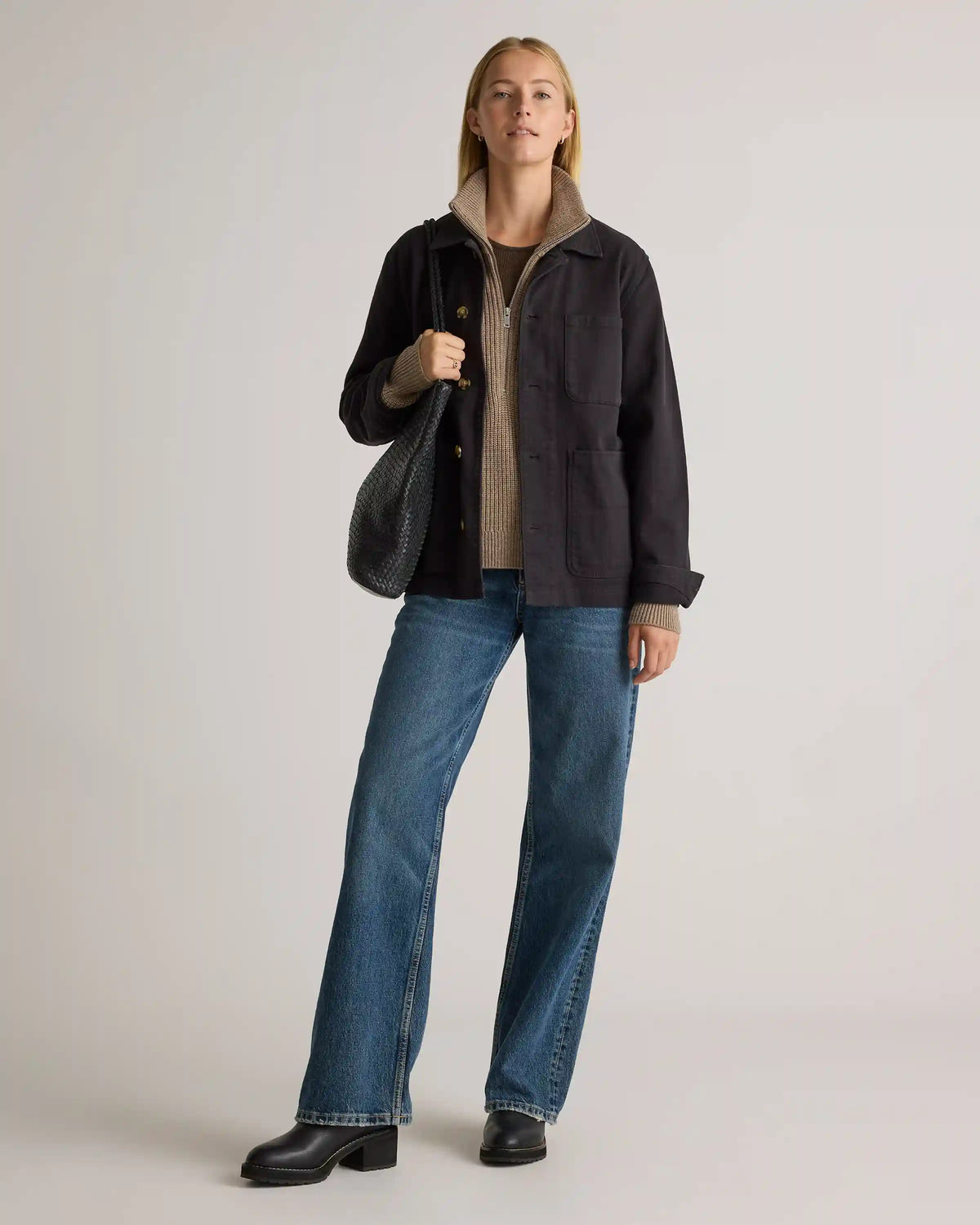 Australian Merino Wool Half Zip Sweater