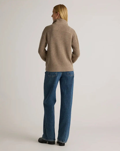 Australian Merino Wool Half Zip Sweater