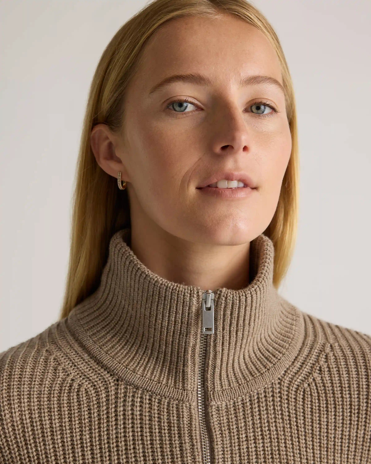 Australian Merino Wool Half Zip Sweater