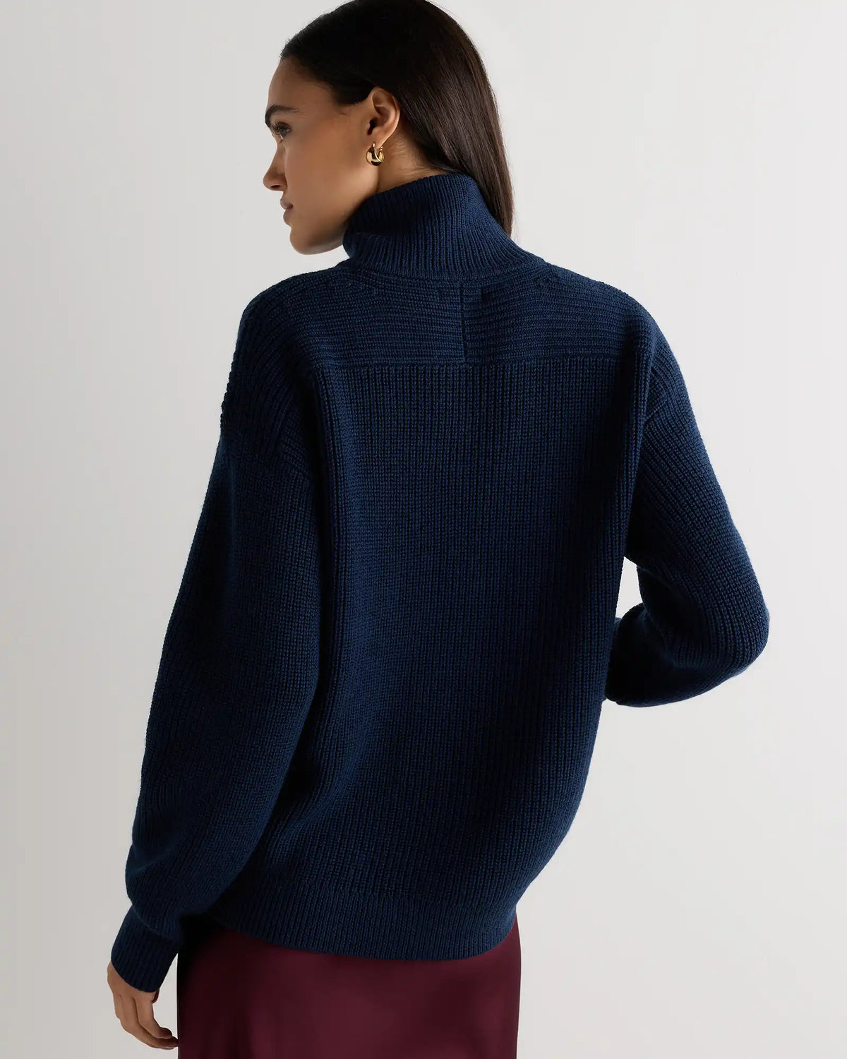Australian Merino Wool Half Zip Sweater