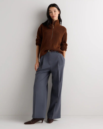Australian Merino Wool Half Zip Sweater