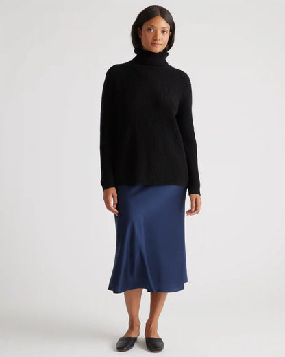 Mongolian Spring Cashmere Fisherman Turtleneck Sweater